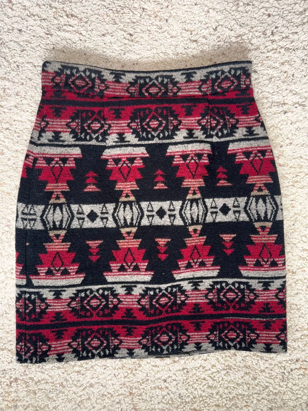 Anthropologie James Coviello‎ Pencil Skirt Aztec Southwest Festival Tribal Small